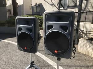 JBL EON15 　Power15 パワードスピーカー／ペア　　スピーカースタンド付 