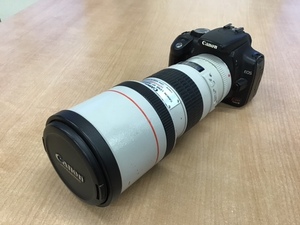 ◆◇キヤノン Canon LENS EF 300mm 1:4 L ULTRASONIC 中古(EOS Kiss Digital N(動作品)付)◇◆