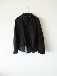 COMME des GARCONS / コム デ ギャルソン AD2002 比翼ジャケット L BLACK / レディース ブレザー コート