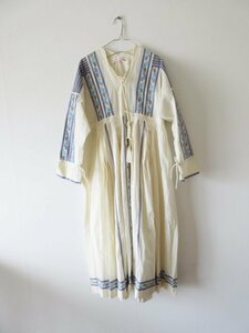  beautiful goods 2023 TOWAVASE /towava-z23-0039S Paulette dress F IVORY×MULTI * embroidery dress One-piece blouse 