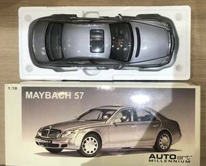 オートアート/AUTO art MILLENNIUM 1/18 マイバッハ 57 ミニカー MAYBACH キズあり