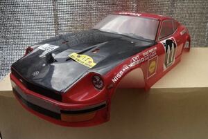 日産　フェアレディ240Z　East Africa Safari ハーマン　シュラー　ラジコン ボディ 1/10 メーカー不明　京商　タミヤ　ラリー