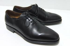 YANKO ヤンコ ホールカット レザーシューズ 黒 ６1/2 ビジネスシューズ 革靴 スペイン製