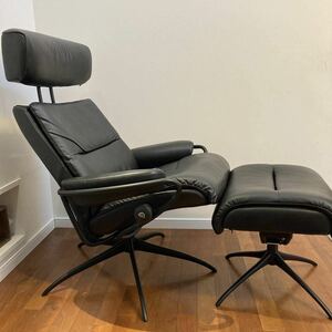 【送料無料】EKORNES　エコーネス　ストレスレス　トーキョー　Stressless Tokyo　ストレスレスチェア　オットマン　セット　2020年製造