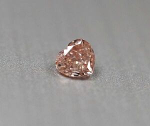 ピンク・ダイヤモンド / ハート・シェイプ / 0.131 ct.