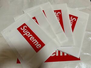 【新品未使用】Supreme ショッパー 5枚セット シュプリーム ボックスロゴ ショップ袋 