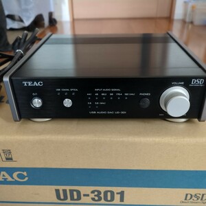 TEAC UD-301 B（USB-DAC／ヘッドホンアンプ機能）　完動極美品