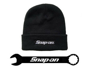 Snap-on（スナップオン）ニット帽，帽子「BLACK CUFF BEANIE」