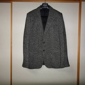 最高級品 DOLCE&GABBANA ドルチェ&ガッバーナ ブラックラベル ツイードジャケット ブレザー ウール混 グレー サイズ50 美品