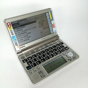 動作品 CASIO カシオ EX-Word DATAPLUS4 XD-SF6200 電子辞書 エクスワード 10言語 タッチペン 中古 クリックポストOKの画像7