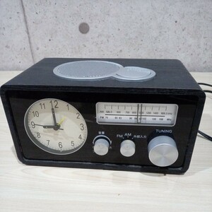 Z アナログクロックラジオ AL-001 2008年製 シー・シー・ピー ラジオ 時計 アラーム