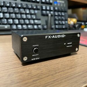 FX-AUDIO- WR-01J Bluetooth レシーバー ブラック 動作確認済み 元箱、取扱説明書付属 高音質 低遅延 Aptx LL、Aptx HD対応