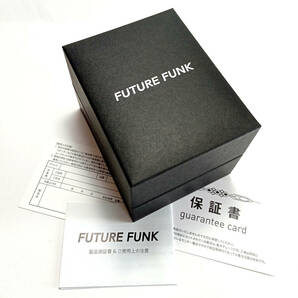 【ffw4】新品 FUTURE FUNK フューチャー ファンク 腕時計 FF104-BK クォーツ ブラックケース ブラックラバーベルト 黒の画像7