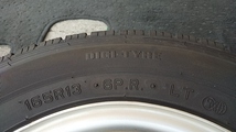 『psi』 GV カペラカーゴ マツダ純正ホイール 13インチ × 4.5J 4穴 PCD114.3 + DUNLOP ENASAVE VAN01 165R13 6PR LT タイヤ4本セット_画像6