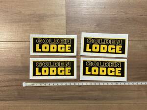 GOLDEN LODGE ゴールデンロッジ ステッカー 4枚セット