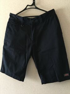 ディッキーズ Dickies ショートパンツ　ハーフパンツ　メンズ　ネイビー　サイズ34