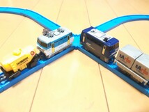 カプセルプラレール　EF200-18　EF6612　先頭車　モーター車　コンテナ　貨物車　ガチャ　電車　鉄道　セット　動作確認済　八の字レール_画像10