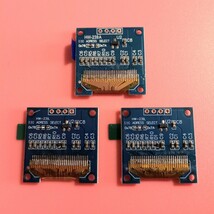 128x64 I2C OLED (0.96インチ) 有機ＥＬディスプレイ 3個_画像2