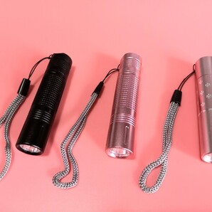 UVレジン用 365nm UVライト 3個 + 単3形 3個(含む)