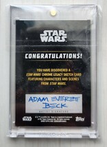 Topps STAR WARS CHROME LEGACY SKETCH CARD スター・ウォーズ　スケッチカード_画像2