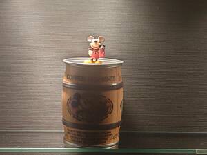 東京ディズニーリゾート限定 Disney　Land　ミッキーマウス　マスコット付き　インスタントコーヒー缶　中身無し　インテリア等