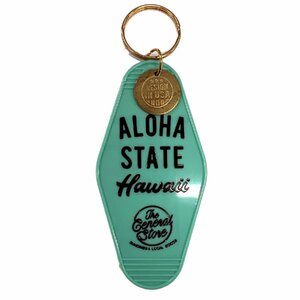 ◆送料\120◆【モーテルキーホルダー】※《ALOHA STATE・ミント》 ハワイ　ホテル　キータグ　キーホルダー