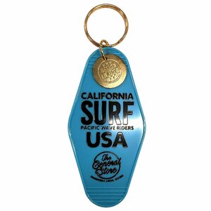 ◆送料\120◆【モーテルキーホルダー】※《SURF USA ・ターコイズブルー》 ホテル　キータグ　キーホルダー