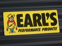 送料\84【EARL'S・アールズ】※《レーシングステッカー／２枚セット》　(品番：ms010)　アメリカン雑貨　ガレージ_画像2