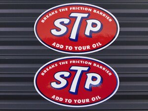 送料\84【STP】※《レーシングステッカー／２枚セット》　(品番：ms006)　アメリカン雑貨　ガレージ