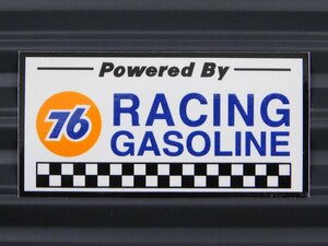 送料\84【76 RACING GASOLINE】※《レーシングステッカー》　(品番：ms003)　アメリカン雑貨　ガレージ