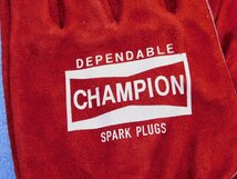 ◆送料無料◆【CHAMPION SPARK PLUGS・チャンピオン】※《ヴィンテージワークグローブ・牛革》キャンプ　焚き火　アメリカン_画像2