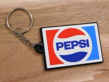 【PEPSI・ペプシ】※《企業ロゴ・ラバーキーホルダー 》　アメリカン雑貨　キーリング　RC074_画像2