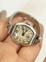 LONGINES 手巻き アンティーク プラチナ PLATINE スモセコ 腕時計 cal.828 ロンジン_画像1