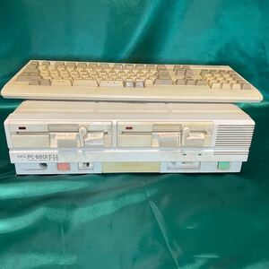 名機! NEC PC-8801FH PC 日本電気 旧型 パソコン デスクトップ PC-8801用 キーボード付 レトロ