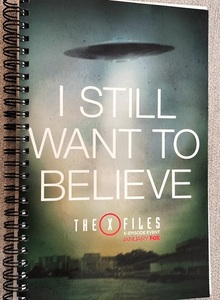 ■非売品ノート■X-FILES I STILL WANT TO BELIEVE Xファイル　 海外ドラマ/UFO　未使用