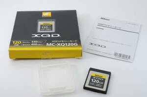 L2368 フォーマット済 XQDカード ニコン Nikon 120GB MC-XQ120G 箱 ケース 取説付 メモリーカード クリックポスト
