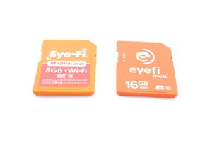 L2505 フォーマット済 SDカード 2点まとめ 8GB 16GB Eye-Fi メモリーカード クリックポスト