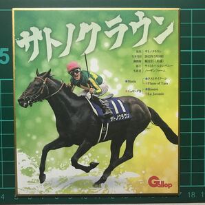 サトノクラウン 名馬全史 色紙コレクション Vol.3 JRA 競馬 ミルコ・デムーロ 宝塚記念の画像1