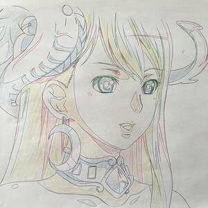 クイーンズブレイド　ルナルナ　2枚セット　原画　動画　Genga Cel