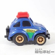 1UD9◆当時物 旧タカラ 豆ダッシュ 日本製 動作OK/昭和レトロ フォルクスワーゲン ビートル VW チョロQ A品番 ミニカー volkswagen 送:-/60_画像7