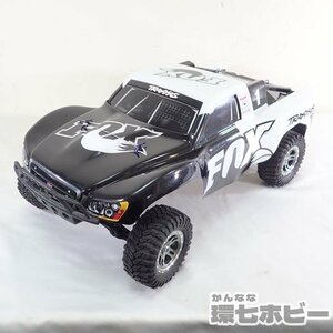 0KJ2◆メカ付 トラクサス/TRAXXAS スラッシュ Slash 4X4 VXL Brushless 1/10 4WD RTR FOX 電動RC ラジコン 動作未確認 ジャンク 送:-/140