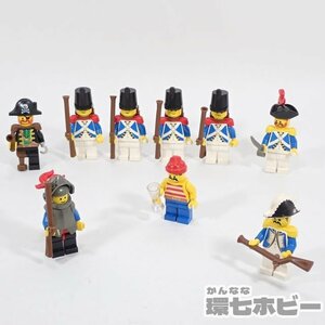 3TX46◆当時物 LEGO レゴ 初期 お城シリーズ 兵隊 海賊 他 ミニフィグ 人形 まとめ セット ジャンク/まとめて 送:-/60