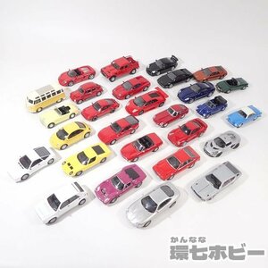 2UE38◆京商 Kyosho 1/64 ランボルギーニ ジャガー ポルシェ メルセデスベンツ 他 外国車 ミニカー 大量セット まとめ ジャンク 送:-/60