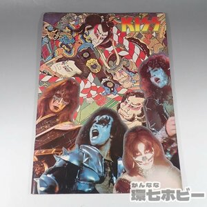 2WP43◆当時物 1977年 KISS 来日公演 パンフレット/グッズ 送:-/80