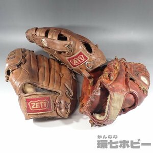 0RL10◆古い ゼット ミズノ ワールドウィン GPT-3 他 グローブ 硬式 左利き用 まとめ 現状品/MIZUNO プロフェッショナル 赤カップ? 送80