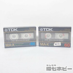 2TY46◆新品開封 TDK メタルポジション MA-X46 MA-X60 カセットテープ 2本セット まとめ/未使用 まとめて METAL 送:YP/60