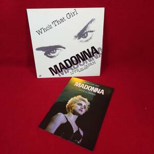 LD レーザーディスク マドンナ Madonna WHO'S THAT GIRL ライブ イン ジャパン Live In Japan 冊子 パンフレット 非売品 NOT FOR SALE