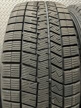 225/60R17 DUNLOP/WINTER MAXX WM03 21年製 Exceeder 17インチ 7J＋38 114.3 5H スタッドレス 4本 ダンロップ アルファード 等 (3-C56)_画像8