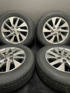 新車外し 215/65R16 TOYO/TRANPATH R30 13年製 トヨタ 20系 アルファード 純正 16インチ 6.5J＋33 114.3 5H 夏タイヤ 4本 トーヨー(7-C202)