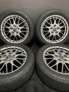 205/55R16 BRIDGESTONE/TURANZA T001 21年 トヨタ 80 ノア ヴォクシー 純正 BBS製 FORGED 16インチ 6J＋50 114.3 5H 夏タイヤ 4本(2-C209)